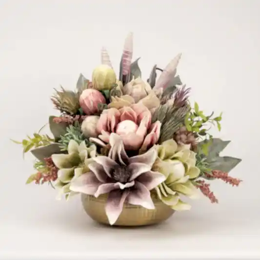 İthal Çiçekli Lüx Antik Vazo No:4